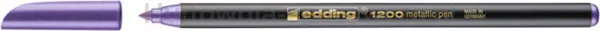 Pisak z cienką końcówką e-1200 EDDING, 1-3mm, metaliczny fioletowy