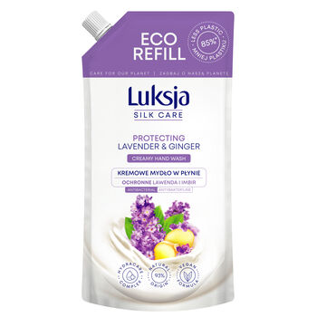 Luksja Mydło W Płynie Silk Care Kremowe Lawenda I Imbir 500 Ml Opakowanie Uzupełniające