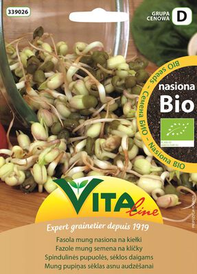 Nasiona Fasoli Mung Bio Na Kiełki 30 G - Vita Line (04154Cin0As) [BIO]