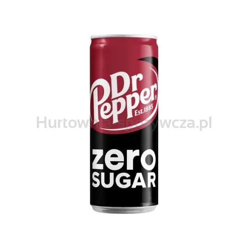 Dr Peppper Zero 0,33l (w tym +0,50 zł/szt. zwrotnej kaucji)
