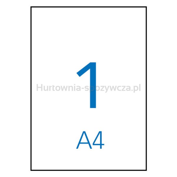 Etykiety uniwersalne APLI, 210x297mm, prostokątne, białe 100 ark. - 2