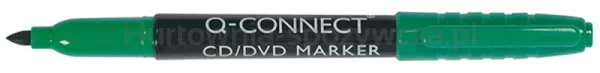 Marker do płyt CD/DVD Q-CONNECT, 1mm (linia), zielony