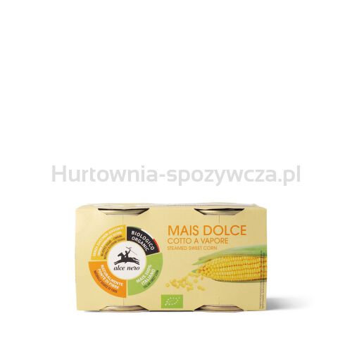 Kukurydza Słodka W Zalewie Bio (2 Szt.) 320 G - Alce Nero [BIO]