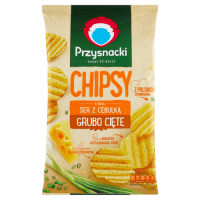 Przysnacki Chipsy Ser Z Cebulką Grubo Cięte 135 G