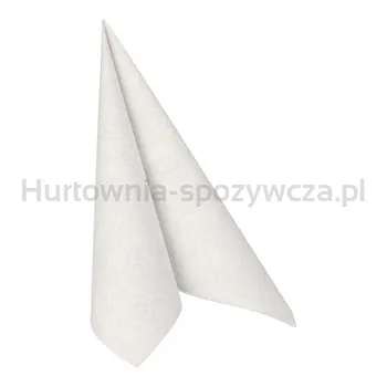 Serwetki, &quotROYAL Collection&quot, składane w 1/4, 40 cm x 40 cm, białe, &quotCasali&quot, 50 szt.