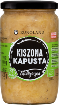 Kapusta Kiszona Bio 680 G (410 G)  - Runoland [BIO]