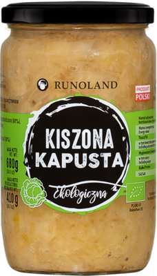 Kapusta Kiszona Bio 680 G (410 G)  - Runoland [BIO]