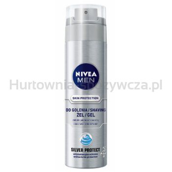 Nivea Żel Do Golenia Silver Protect 200 Ml