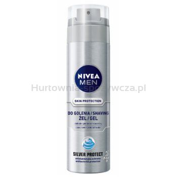 Nivea Żel Do Golenia Silver Protect 200 Ml