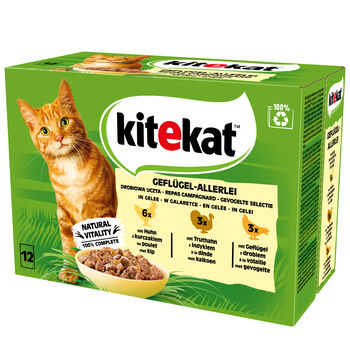 Kitekat Drobiowa Uczta W Galaretce 1,02 Kg (12X85 G)