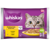 Whiskas Drobiowa Uczta 7+ Galaretka Z Kurczakiem I Z Indykiem 340 G (4X85 G)