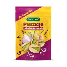 Bakalland Pistacje prażone Onion&Garlic 170g
