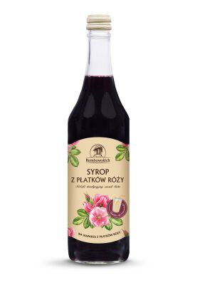 Syrop Z Płatków Róży 500 Ml - Rembowscy [BIO]