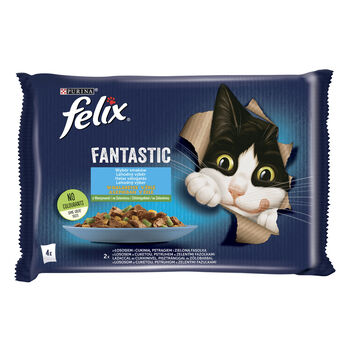 Felix Fantastic Mp Ryba Z Warzywami 4X85G = 340G