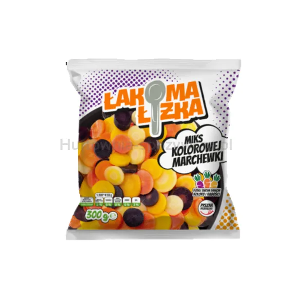 Miks kolorowej marchewki Łakoma Łyżka 300g