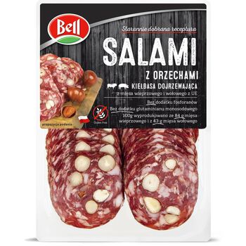 Bell Salami Z Orzechami Plastry 70G 