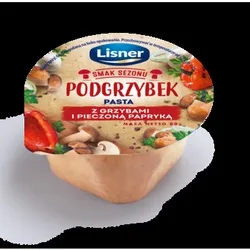 Smak Sezonu Podgrzybek Pasta z grzybami i pieczoną papryką 80g Lisner