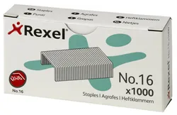 Zszywki Rexel Nr 16, 24/6, 1000Szt., Srebrne