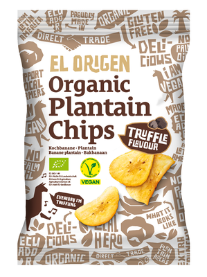 El Origen El Origen Chipsy Z Plantana O Smaku Trufli Bezglutenowe Bio 80 G [BIO]