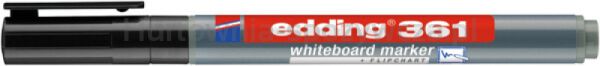 Edding Marker do tablic e-361 1mm, czarny  - 2