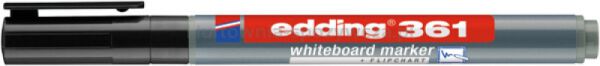 Edding Marker do tablic e-361 1mm, czarny  - 2