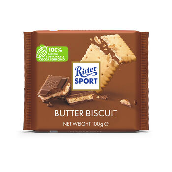 Ritter Sport czekolada mleczna z herbatnikiem 100g