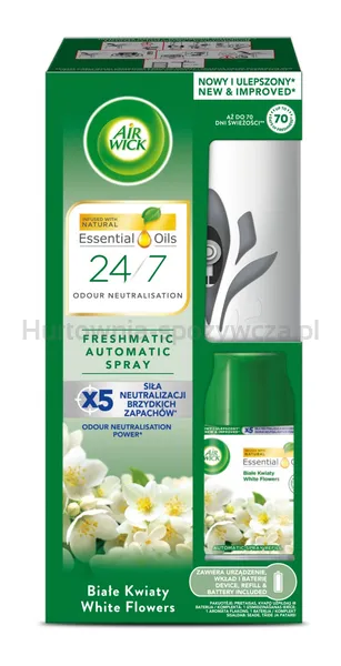 Air Wick Freshmatic Komplet Białe Kwiaty 250 Ml