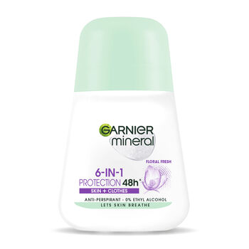 Garnier Mineral P6 Floral Roll On 50Ml