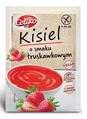 Celiko Kisiel O Smaku Truskawkowym Bez Dodatku Cukru Bezglutenowy 40 G [BIO]