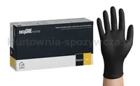 Rękawice nitrylowe, EASYCARE, 100 szt., rozmiar L, czarne - 3