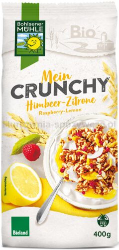 Crunchy Jogurtowo - Cytrynowe Z Malinami Bio 400 G - Bohlsener Muehle [BIO]