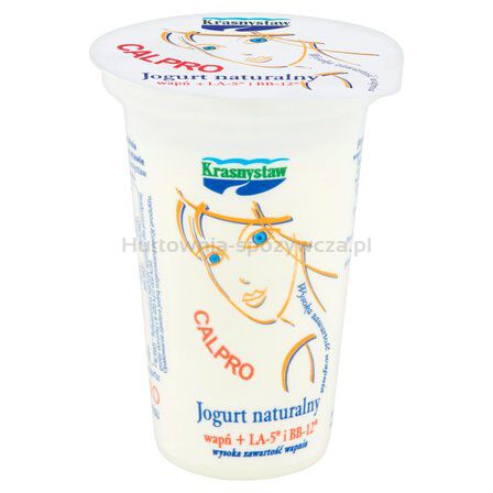 Jogurt Krasnystaw Naturalny Calpro Z Wapniem 175 G