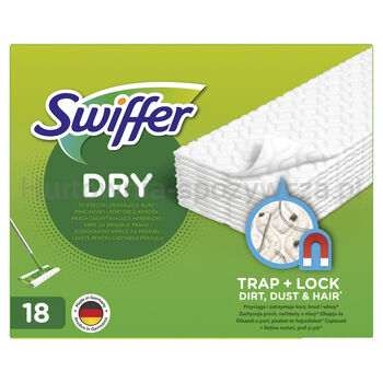 Swiffer Dry Ściereczki Zbierające Kurz 18 Sztuk