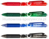 Q-Connect Długopis automatyczny , 1,0mm, wymazywalny, niebieski  - 2