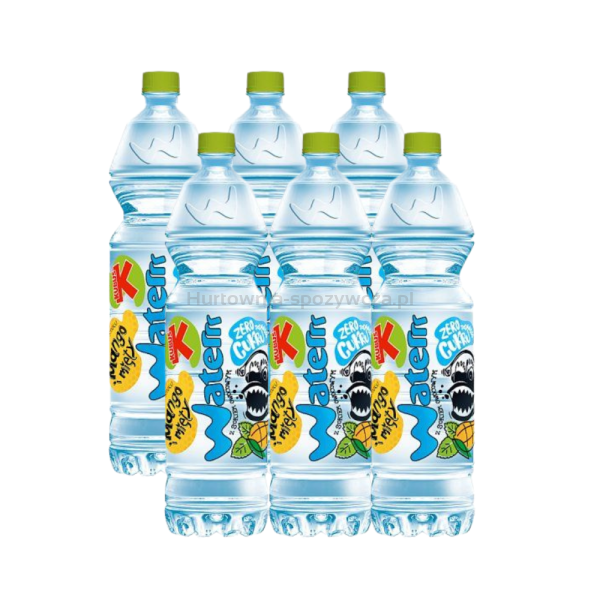 Kubuś Waterrr Napój o smaku mango i mięty 1,5 l