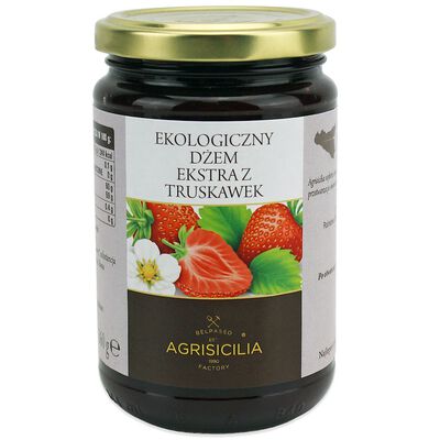 Dżem Ekstra Z Truskawek Bio 360 G - Agrisicilia [BIO]