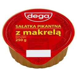 Sałatka Dega Pikantna Z Makreli 250 G