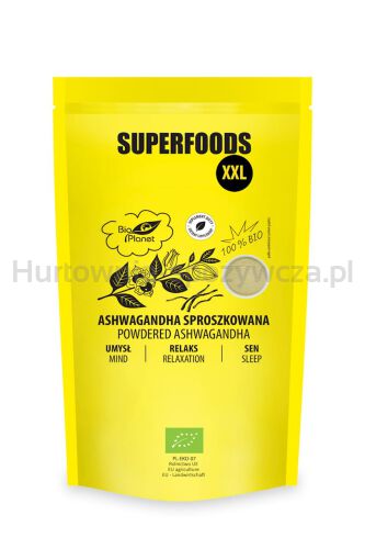 Ashwagandha Sproszkowana Bio 500 G - Bio Planet [BIO]