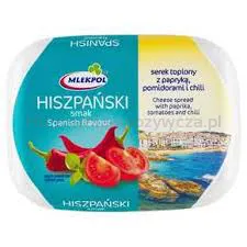 Mlekpol Serek topiony z papryką pomidorami i chili hiszpański smak 150g