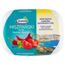 Mlekpol Serek topiony z papryką pomidorami i chili hiszpański smak 150g