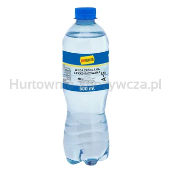 Topseller Woda Źródlana Lekko Gazowana 500 Ml