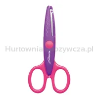 Nożyczki szkolne KEYROAD Craft, ozdobne, zygzak, 14 cm, display, mix kolorów - 2