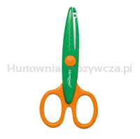 Nożyczki szkolne KEYROAD Craft, ozdobne, zygzak, 14 cm, display, mix kolorów - 3