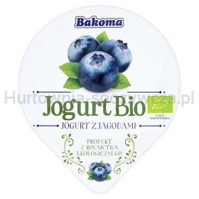 Bakoma Jogurt Bio 140G Jagodowy