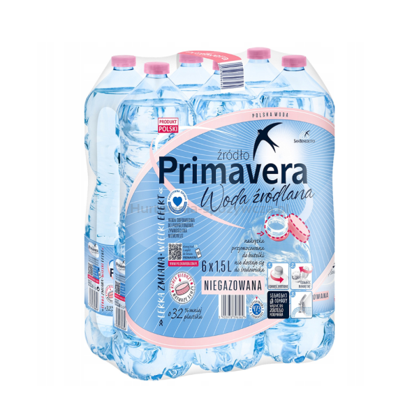 Primavera Woda Źródlana niegazowana pet 1,5l