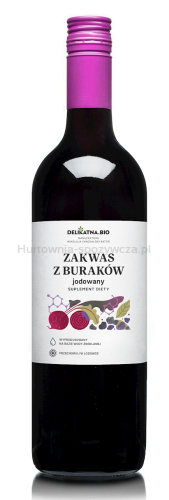 Zakwas Z Buraków Jodowany 700 Ml - Delikatna [BIO]