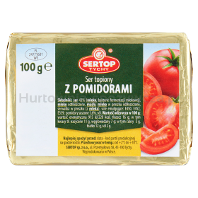 Sertop Ser Topiony Z Pomidorami Kostka 100 G