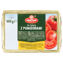 Ser Topiony Z Pomidorami Kostka Sertop 100 G