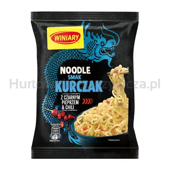 Winiary Nudle Kurczak z czarnym pieprzem & chili 62g