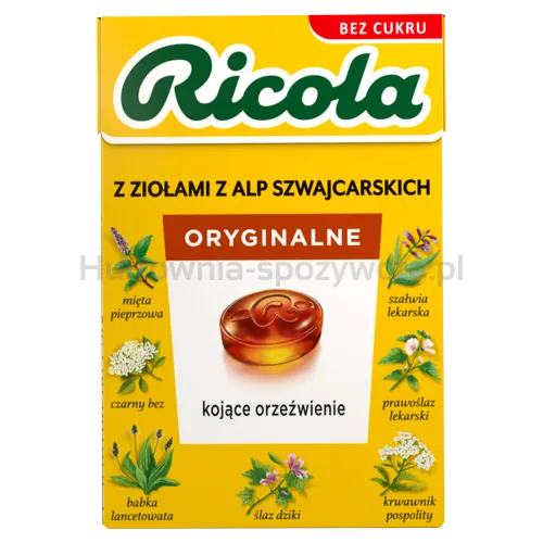 Ricola Oryginalne Ziołowe 27,5G
